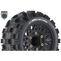 Louise RC ST-MCROSS 1-10 Stadium Truck Tire Set Mounted Sport LR-T3272SX