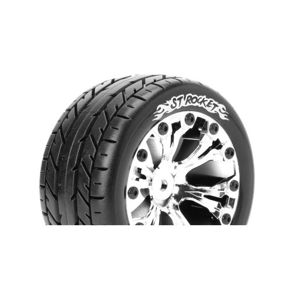Neumáticos Louise RC ST-ROCKET 1/10 Stadium Truck Premontados Sport Llantas 2.8” Chrome 1/2-Offset Hex 12mm LR-T3208SCH Neumáticos Louise RC ST-ROCKET 1/10 Stadium Truck Premontados Sport Llantas 2.8” Chrome 1/2-Offset Hex 12mm LR-T3208SCH