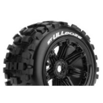 Neumáticos Louise RC ST-ULLDOZE 1/8 Stadium Truck Premontados Sport Llantas 3.8” Black Hex 17mm LR-T3288B