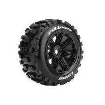 Neumáticos Louise RC ST-ULLDOZE 1/8 Stadium Truck Premontados Sport Llantas 3.8” Black Hex 17mm LR-T3288B