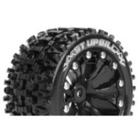 Neumáticos Louise RC ST-UPHILL 1/10 Stadium Truck Premontados Sport Llantas 2.8” Black Hex 14mm LR-T3211SBM