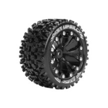 Neumáticos Louise RC ST-UPHILL 1/10 Stadium Truck Premontados Sport Llantas 2.8” Black Hex 14mm LR-T3211SBM