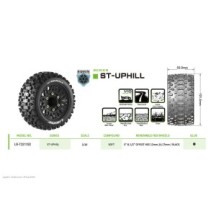 Neumáticos Louise RC ST-UPHILL 1/10 Stadium Truck Premontados Sport LR-T3211SX