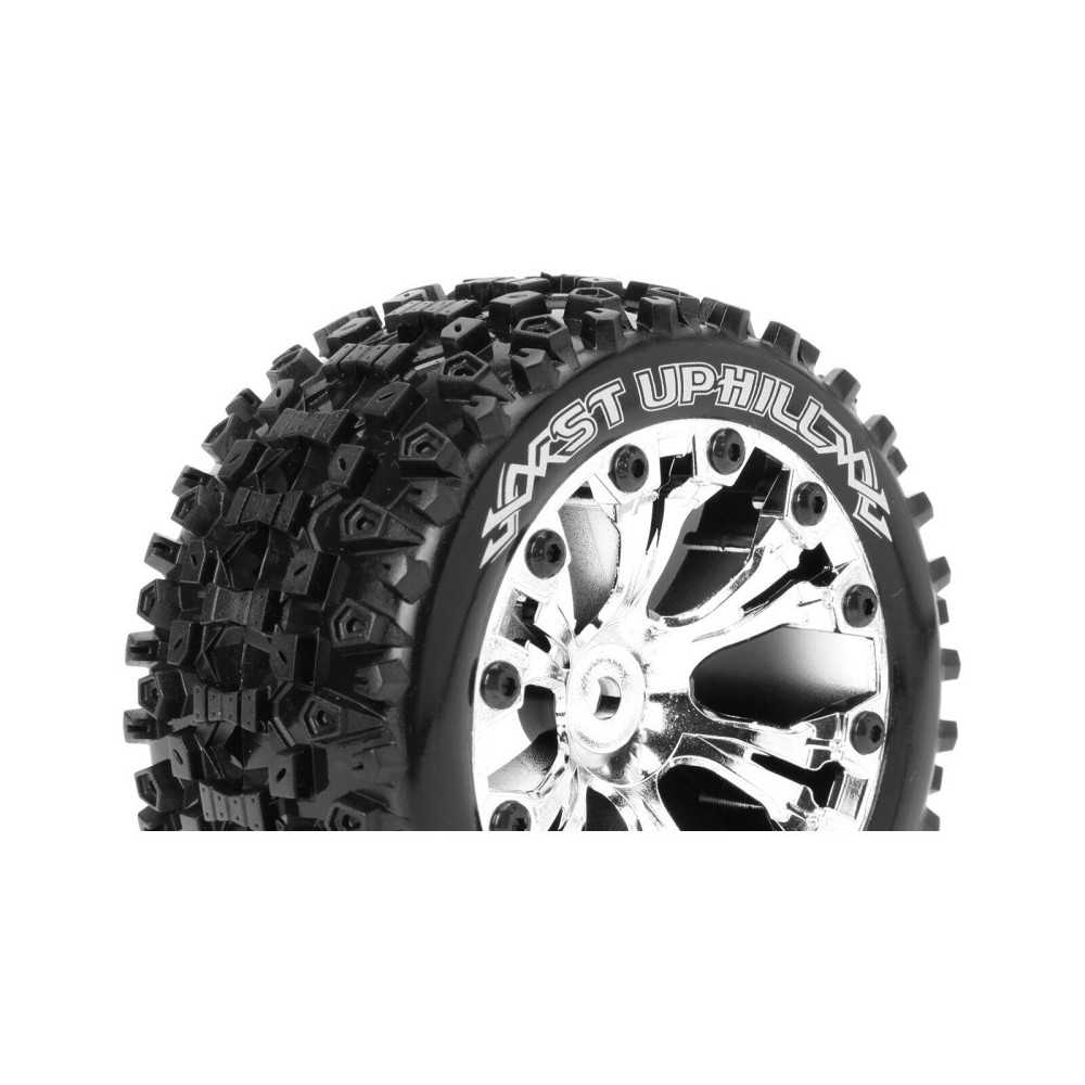 Neumáticos Louise RC ST-UPHILL 1/10 Stadium Truck Premontados Sport Llantas 2.8” Chrome 1/2-Offset Hex 12mm LR-T3211SCH Neumáticos Louise RC ST-UPHILL 1/10 Stadium Truck Premontados Sport Llantas 2.8” Chrome 1/2-Offset Hex 12mm LR-T3211SCH