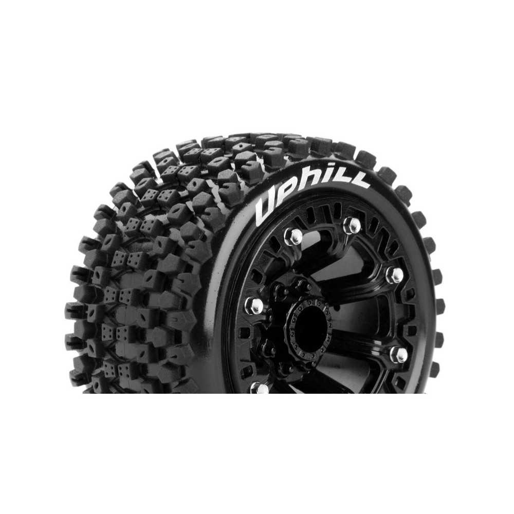 Neumáticos Louise RC ST-UPHILL 1/16 Truck Premontados Sport Llantas 2.2” Black LR-T3279SB