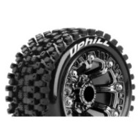 Neumáticos Louise RC ST-UPHILL 1/16 Truck Premontados Sport Llantas 2.2” Black Chrome LR-T3279SBC