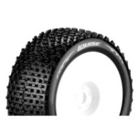 Neumáticos Louise RC T-PIRATE 1/8 Truggy Premontados Super Soft Llantas Blancas 1/2-Offset Hex 17mm LR-T3134VWH