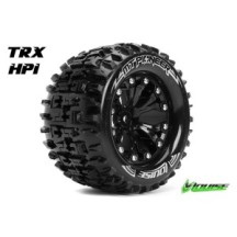 Neumáticos Louise RC MT-PIONEER 1/10 Monster Truck Sport Premontados Llantas 2.8” Black 1/2-Offset Hex 12mm LR-T3202SBH