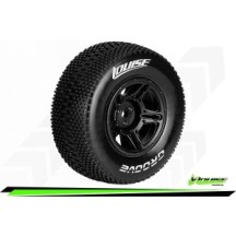 Neumáticos Louise RC SC-GROOVE 1/10 Short Course Premontados LR-T3146SBTR