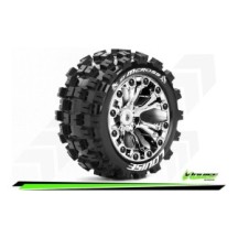 Neumáticos Louise RC ST-MCROSS 1/10 Stadium Truck Premontados LR-T3272SCH