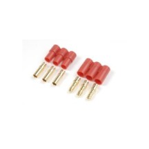 Revtec 3.5mm Gold connector (3pins), Male + Female (1set) GF-1002-001