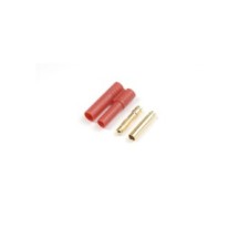 Revtec 4.0mm Gold connector with plastic housing (4pcs) GF-1001-003