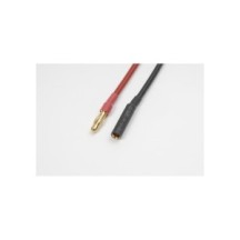 Revtec 4.0mm gold connector, Male + Female, silicon wire 14AWG, 10cm (1pc) GF-1052-001