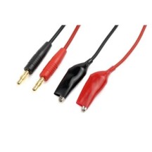Revtec Charge lead Croco clips, silicon wire 16AWG (1pair) GF-1200-130