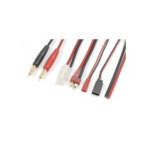Revtec Combo charge lead BEC + Futaba RX + Tamiya Male + Deans Males + Free wire, silicon wire 18AWG GF-1200-140