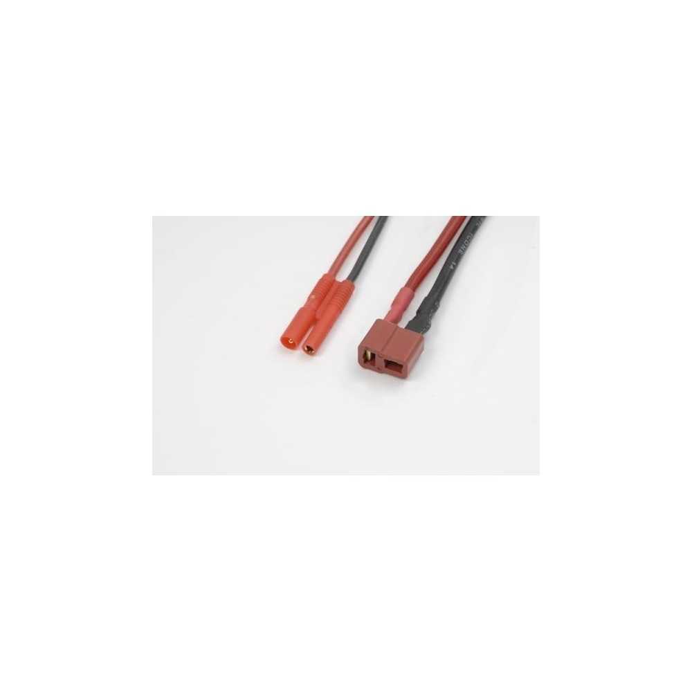 Revtec Conversion 2mm gold connector - Deans male, silicon wire 20AWG (1pc) GF-1300-110
