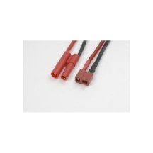 Revtec Conversion 4mm gold connector - Deans male, silicon wire 14AWG (1pc) GF-1300-120