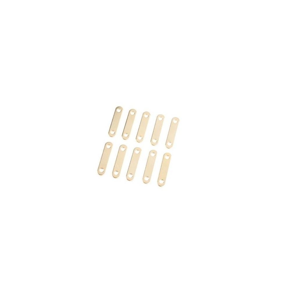 Revtec Gold plated battery bars 22mm (10pcs) GF-1330-002 Revtec Gold plated battery bars 22mm (10pcs) GF-1330-002