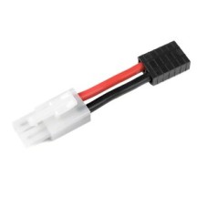 Revtec Power Adapter Lead Tamiya Socket to TRX Plug 14AWG Silicone GF-1301-040