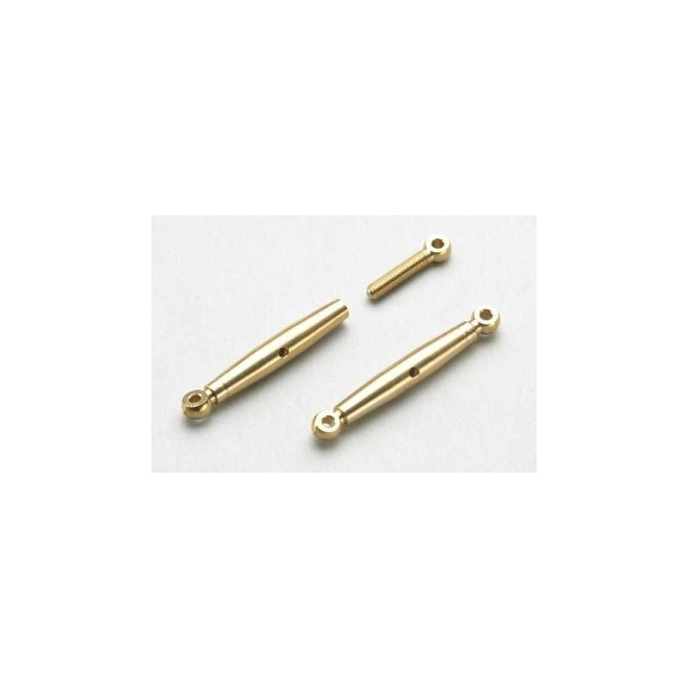 Revtec Precision tension couplers M3, Brass (2pcs) GF-2105-003 Revtec Precision tension couplers M3, Brass (2pcs) GF-2105-003