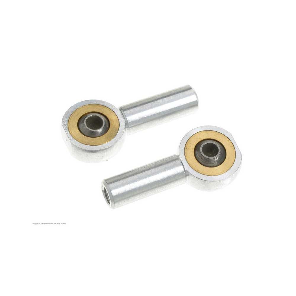 Revtec - Aluminium Ball Link - Inner thread M2.5 - Ball for M2 Screws - 2 pcs GF-2146-002 Revtec - Aluminium Ball Link - Inner thread M2.5 - Ball for M2 Screws - 2 pcs GF-2146-002