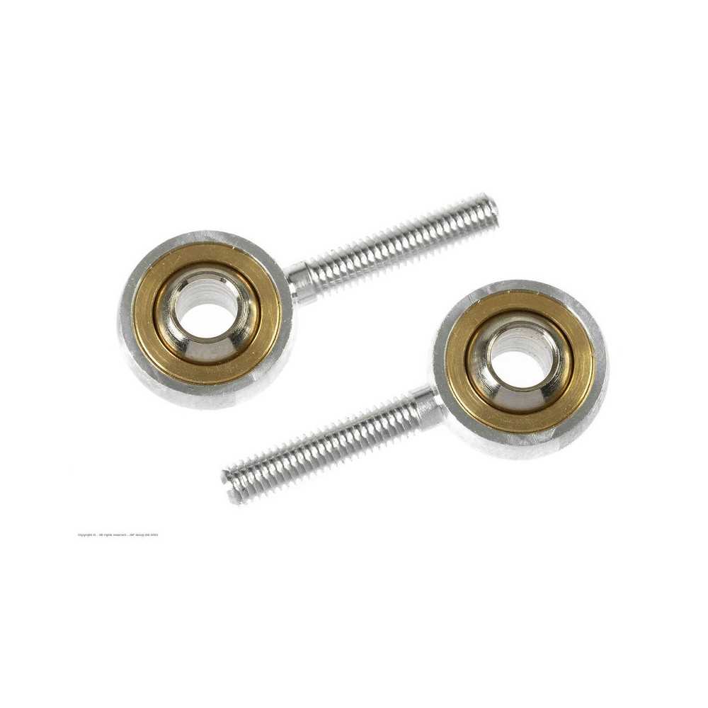 Revtec - Aluminium Ball Link - Outer thread M3 - Ball for M4 Screws - 2 pcs GF-2148-006 Revtec - Aluminium Ball Link - Outer thread M3 - Ball for M4 Screws - 2 pcs GF-2148-006