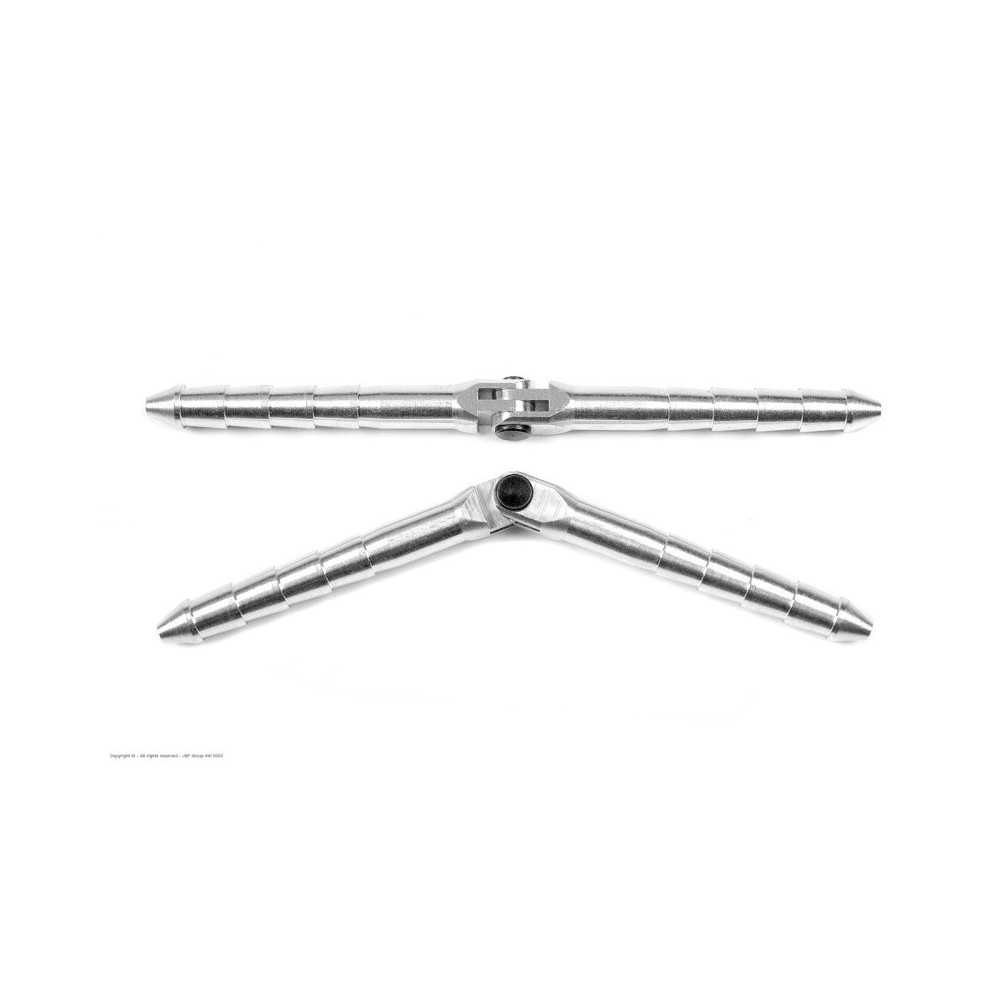 Revtec - Aluminium Pin Hinge - Dia. 6x98mm - Fixed - 2 pcs GF-2179-021 Revtec - Aluminium Pin Hinge - Dia. 6x98mm - Fixed - 2 pcs GF-2179-021