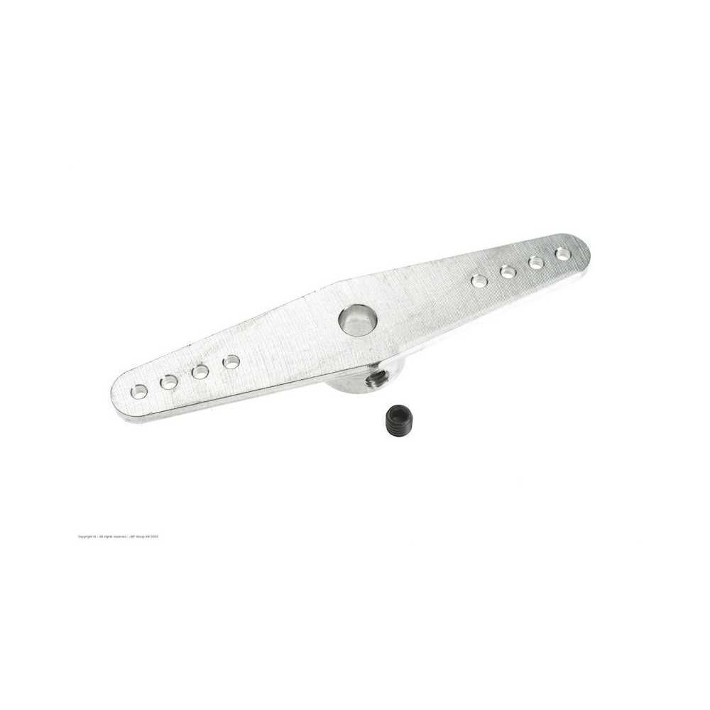 Revtec - Aluminium Steering Arm - Double - Long - Shaft Dia. 4mm - 1 pc GF-2133-004 Revtec - Aluminium Steering Arm - Double - Long - Shaft Dia. 4mm - 1 pc GF-2133-004