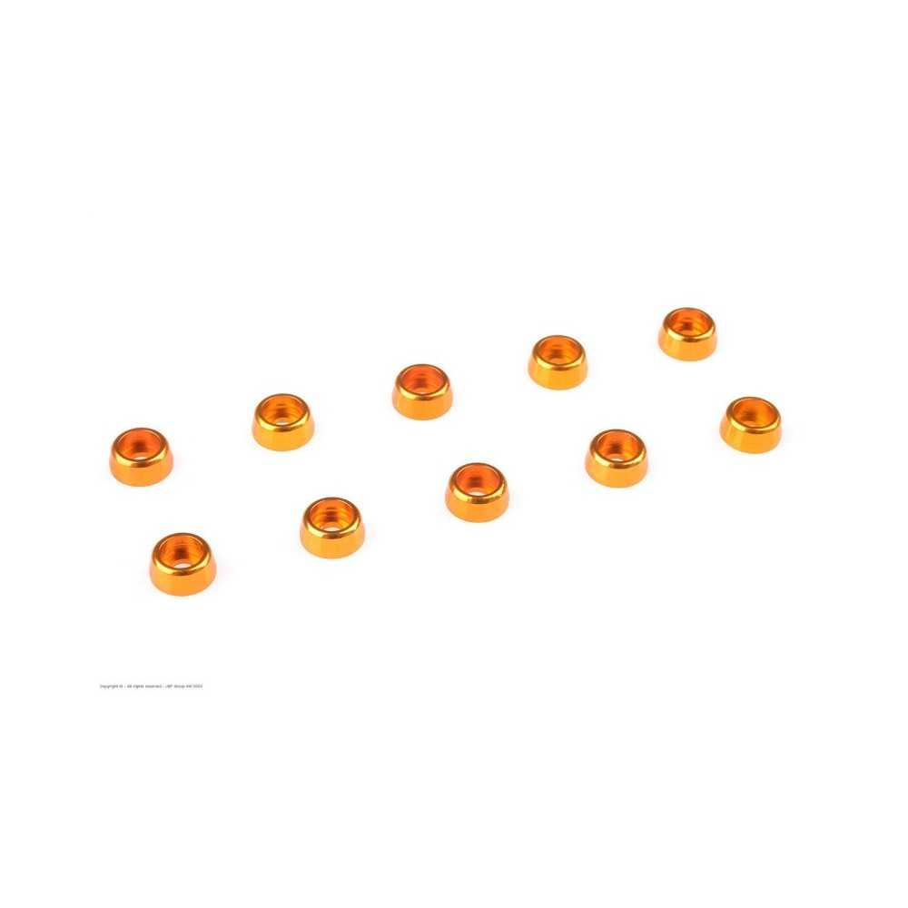 Revtec - Aluminium Washer - for M2 Socket Head Screws - OD 6mm - Gold - 10 pcs GF-0406-010 Revtec - Aluminium Washer - for M2 Socket Head Screws - OD 6mm - Gold - 10 pcs GF-0406-010