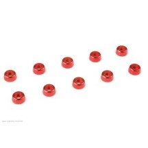Revtec - Aluminium Washer - for M2 Socket Head Screws - OD 6mm - Red - 10 pcs GF-0406-015