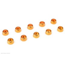 Revtec - Aluminium Washer - for M2.5 Socket Head Screws - OD 7mm - Gold - 10 pcs GF-0406-020