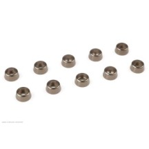 Revtec - Aluminium Washer - for M2.5 Socket Head Screws - OD 7mm - Gun Metal - 10 pcs GF-0406-023