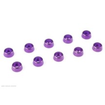 Revtec - Aluminium Washer - for M2.5 Socket Head Screws - OD 7mm - Purple - 10 pcs GF-0406-022