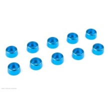 Revtec - Aluminium Washer - for M3 Socket Head Screws - OD 8mm - Blue - 10 pcs GF-0406-034
