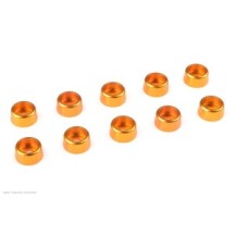 Revtec - Aluminium Washer - for M3 Socket Head Screws - OD 8mm - Gold - 10 pcs GF-0406-030