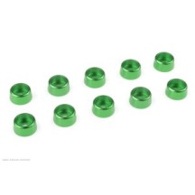 Revtec - Aluminium Washer - for M3 Socket Head Screws - OD 8mm - Green - 10 pcs GF-0406-031