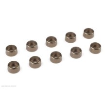 Revtec - Aluminium Washer - for M3 Socket Head Screws - OD 8mm - Gun Metal - 10 pcs GF-0406-033