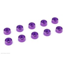 Revtec - Aluminium Washer - for M3 Socket Head Screws - OD 8mm - Purple - 10 pcs GF-0406-032