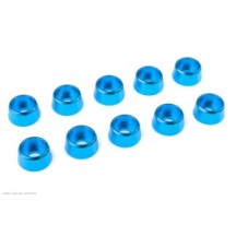 Revtec - Aluminium Washer - for M4 Socket Head Screws - OD 10mm - Blue - 10 pcs GF-0406-044