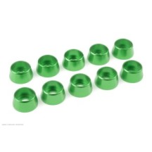Revtec - Aluminium Washer - for M5 Socket Head Screws - OD 12mm - Green - 10 pcs GF-0406-051