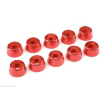 Revtec - Aluminium Washer - for M5 Socket Head Screws - OD 12mm - Red - 10 pcs GF-0406-055