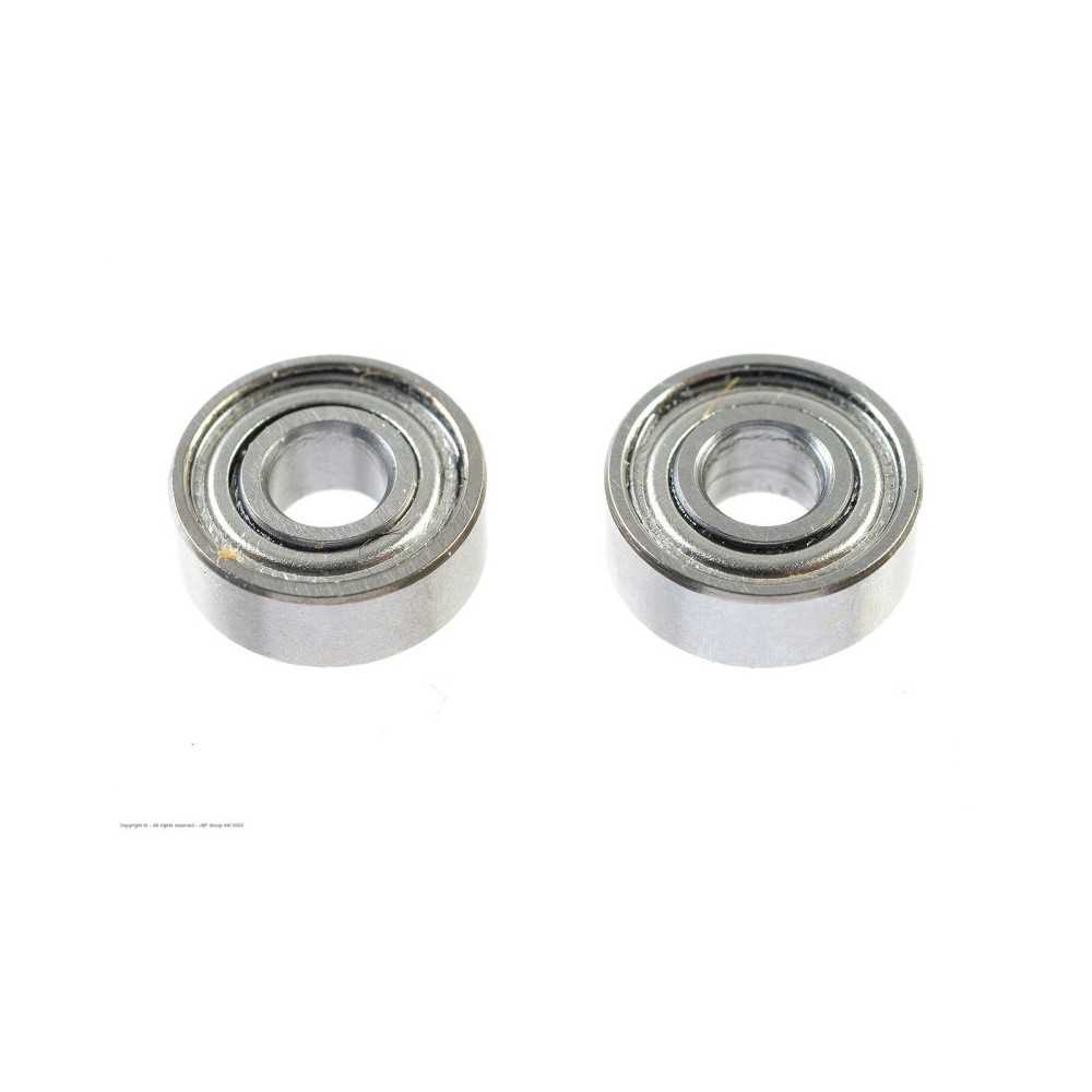 Revtec - Ball Bearing - Chrome Steel - ABEC 3 - Metal Shielded - 3X8X3 - MR83ZZ - 2 pcs GF-0550-011 Revtec - Ball Bearing - Chrome Steel - ABEC 3 - Metal Shielded - 3X8X3 - MR83ZZ - 2 pcs GF-0550-011