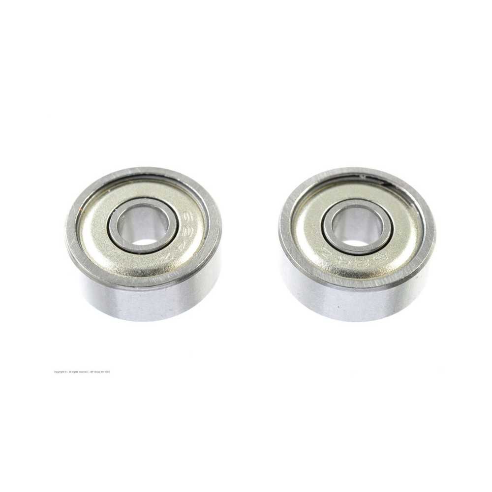 Revtec - Ball Bearing - Chrome Steel - ABEC 3 - Metal Shielded - 4X13X5 - MR624ZZ - 2 pcs GF-0550-020 Revtec - Ball Bearing - Chrome Steel - ABEC 3 - Metal Shielded - 4X13X5 - MR624ZZ - 2 pcs GF-0550-020