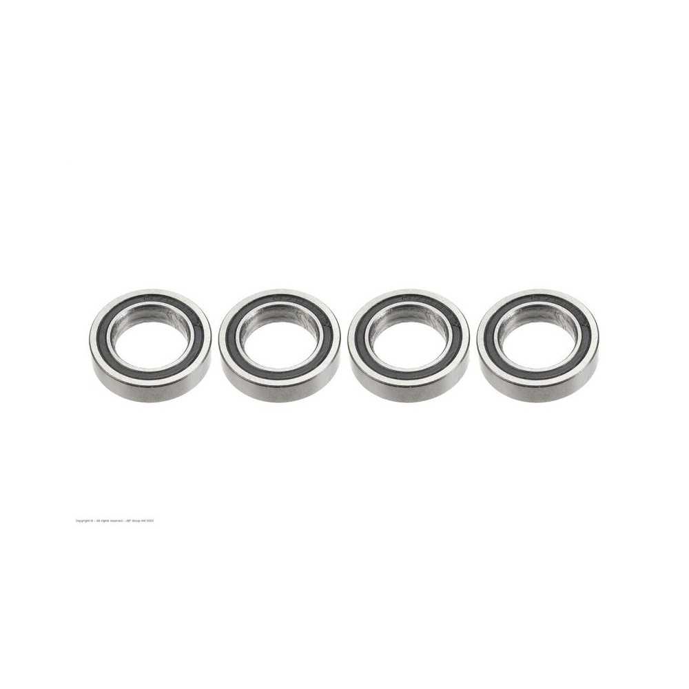 Revtec - Ball Bearing - Chrome Steel - ABEC 3 - Rubber Shielded - 10X16X4 - MR1016-2RS - 4 pcs GF-0500-018 Revtec - Ball Bearing - Chrome Steel - ABEC 3 - Rubber Shielded - 10X16X4 - MR1016-2RS - 4 pcs GF-0500-018