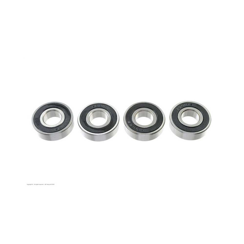 Revtec - Ball Bearing - Chrome Steel - ABEC 3 - Rubber Shielded - 12X28X8 - 6001-2RS - 4 pcs GF-0500-024 Revtec - Ball Bearing - Chrome Steel - ABEC 3 - Rubber Shielded - 12X28X8 - 6001-2RS - 4 pcs GF-0500-024