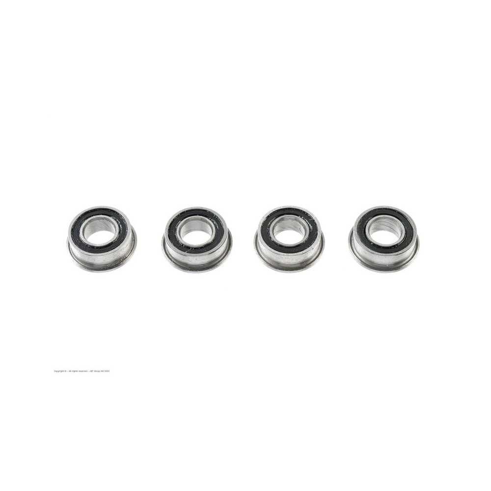 Revtec - Ball Bearing - Chrome Steel - ABEC 3 - Rubber Shielded - 4X8X3 - Flanged - MF84-2RS - 4 pcs GF-0505-001