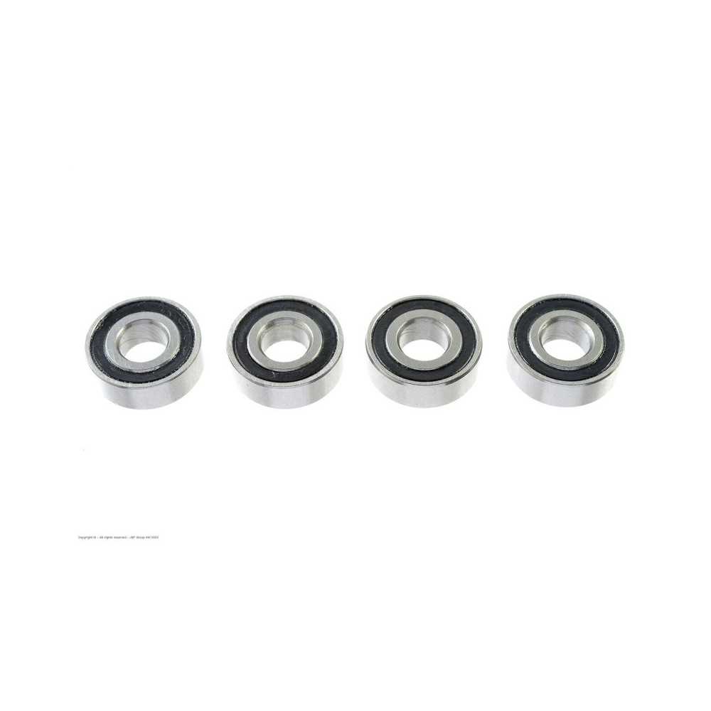 Revtec - Ball Bearing - Chrome Steel - ABEC 3 - Rubber Shielded - 5X12X4 - MR125-2RS - 4 pcs GF-0500-007 Revtec - Ball Bearing - Chrome Steel - ABEC 3 - Rubber Shielded - 5X12X4 - MR125-2RS - 4 pcs GF-0500-007