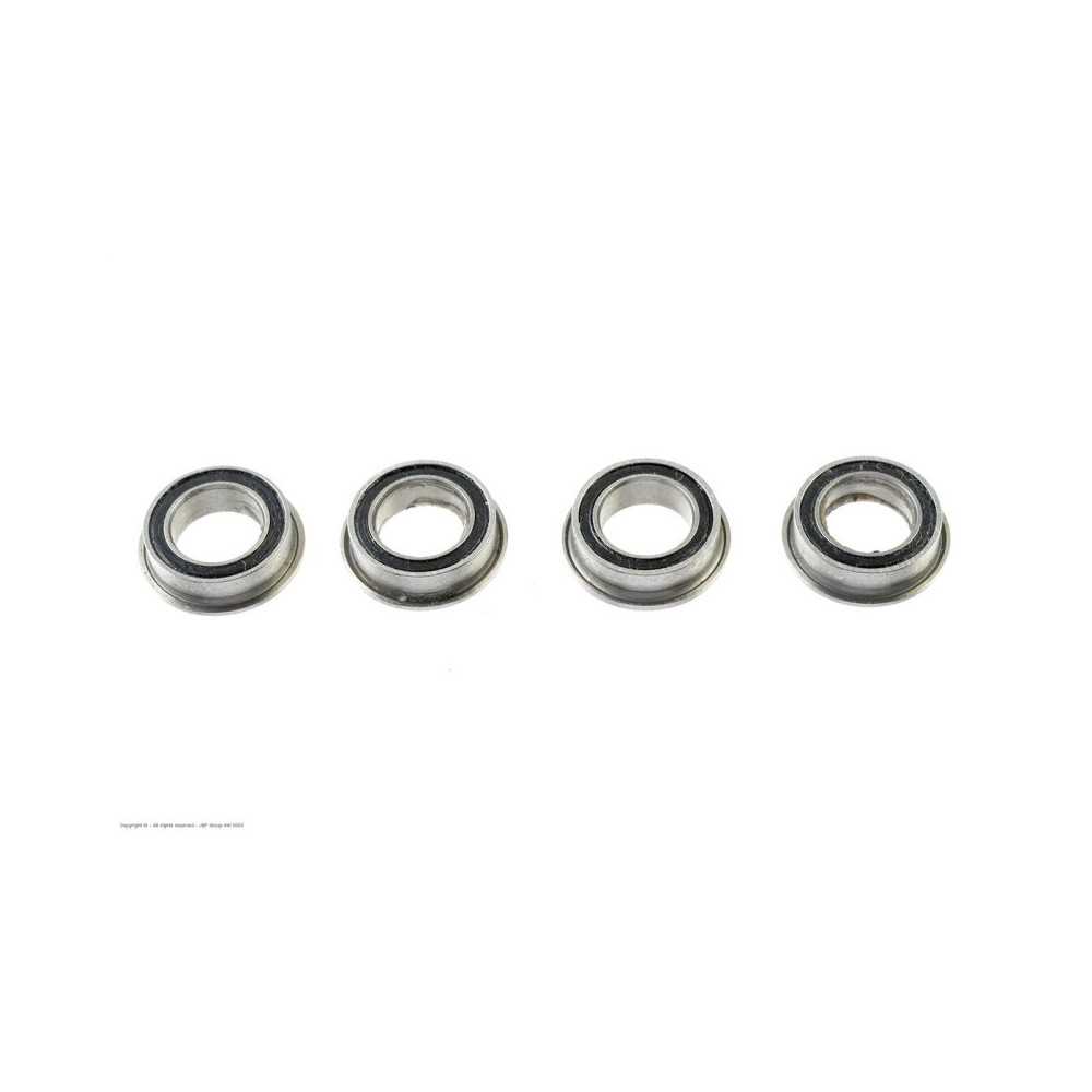 Revtec - Ball Bearing - Chrome Steel - ABEC 3 - Rubber Shielded - 5X8X2 5 - Flanged - MF85-2RS - 4 pcs GF-0505-003 Revtec - Ball Bearing - Chrome Steel - ABEC 3 - Rubber Shielded - 5X8X2 5 - Flanged - MF85-2RS - 4 pcs GF-0505-003
