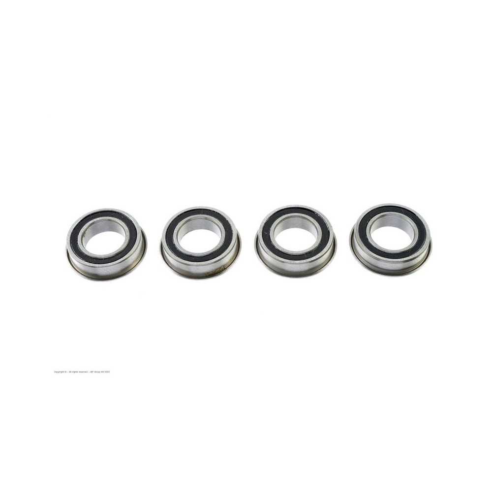 Revtec - Ball Bearing - Chrome Steel - ABEC 3 - Rubber Shielded - 8X14X4 - Flanged - MF148-2RS - 4 pcs GF-0505-005