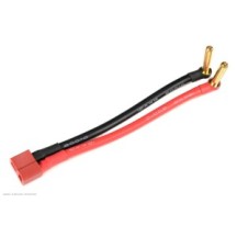 Revtec - Battery Adapter Lead - Bullit 4mm Gold Deans Socket - 12cm - 1 pc GF-1325-070